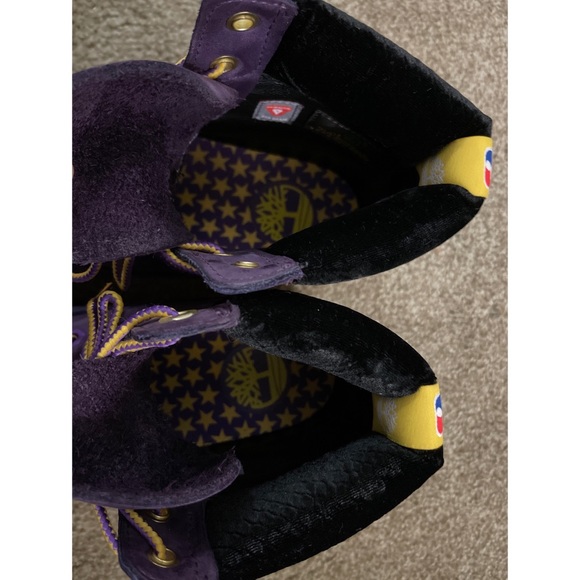 Boys Timberland x NBA Los Angeles Lakers Ankle Boots - Picture 14 of 16